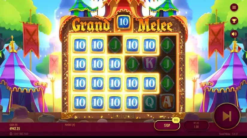 Grand Melee slot screenshot 