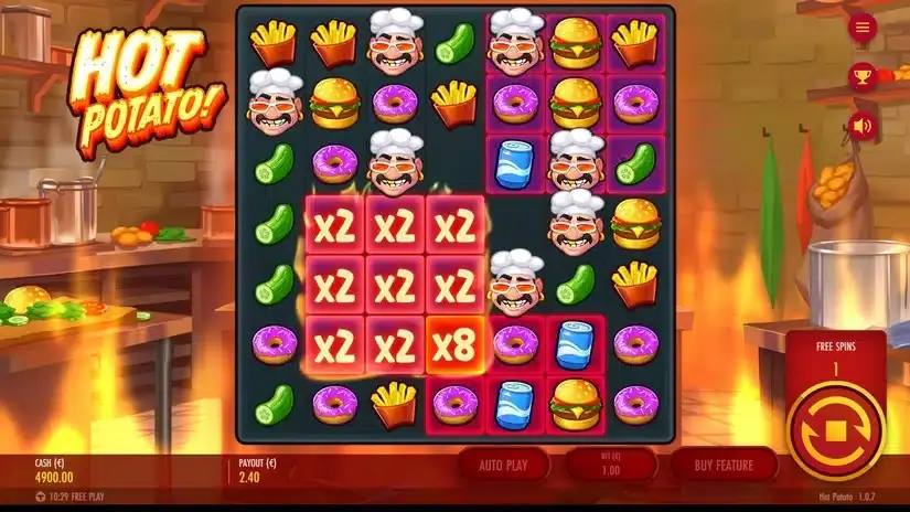 Hot Potato! slot screenshot 