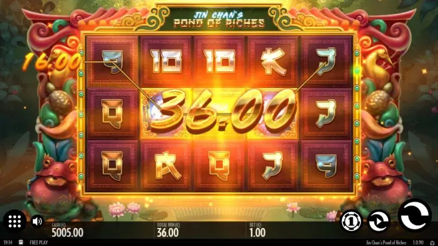 Jin Chan’s Pond of Riches slot screenshot 2
