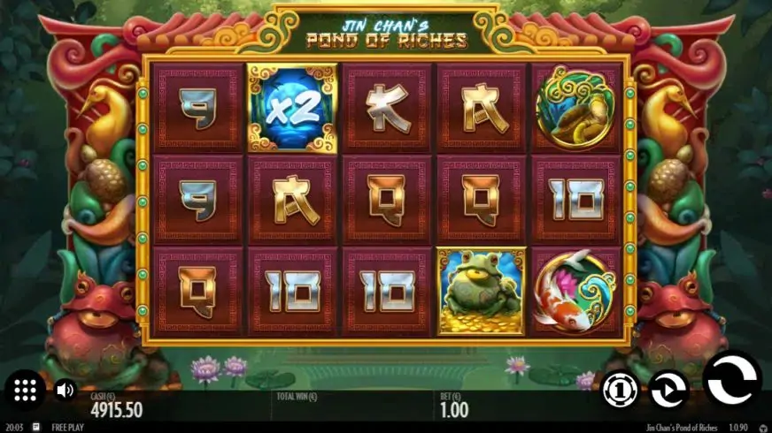 Jin Chan’s Pond of Riches slot screenshot 