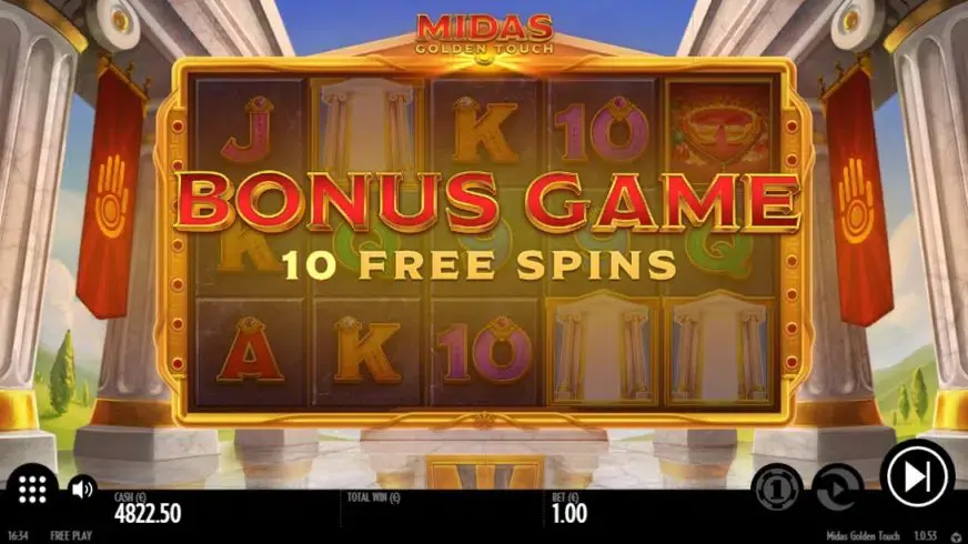 Midas Golden Touch slot screenshot 5