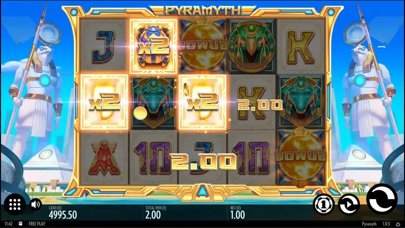 Pyramyth slot screenshot 2