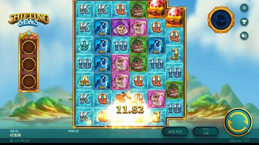 Shifting Seas slot screenshot 