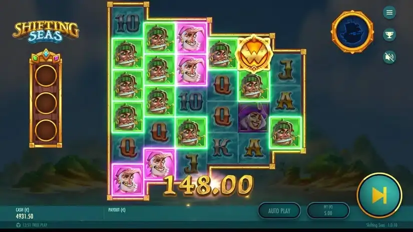 Shifting Seas slot screenshot 4