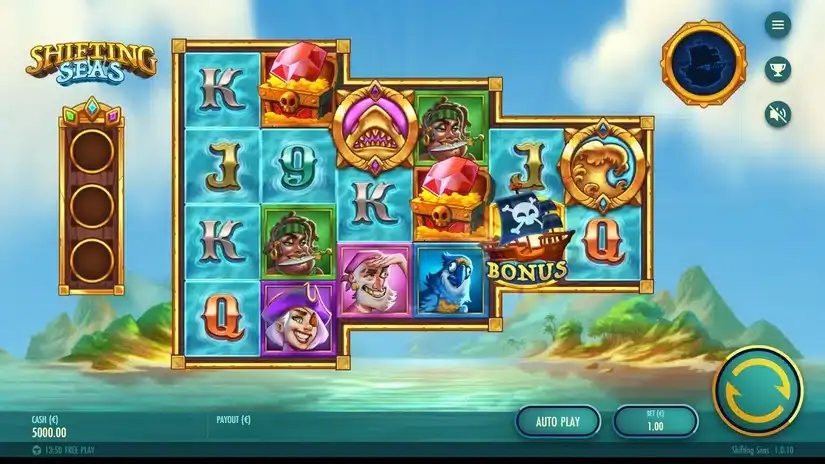 Shifting Seas slot screenshot 