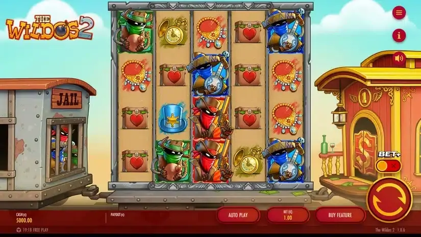 The Wildos 2 slot screenshot 