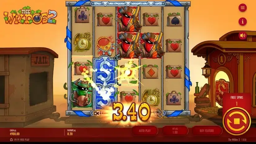 The Wildos 2 slot screenshot 2