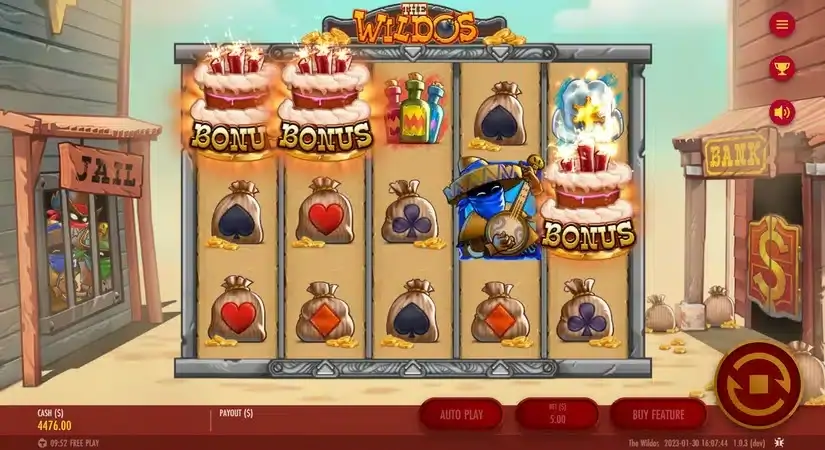 The Wildos slot screenshot 2