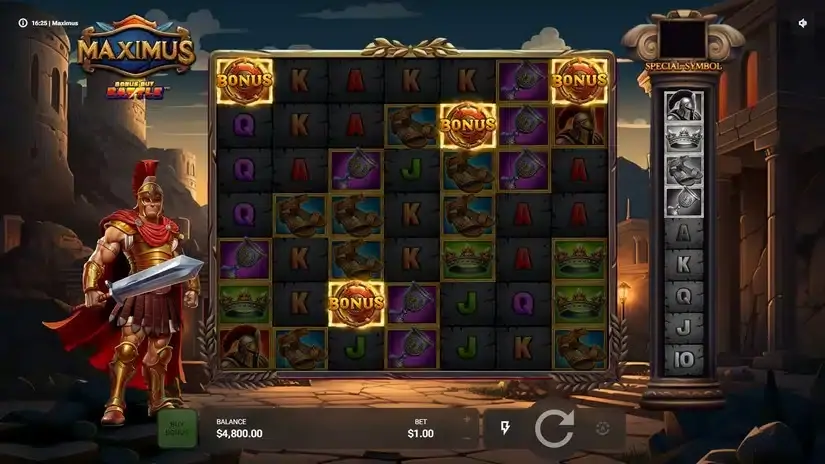 Maximus slot screenshot 1
