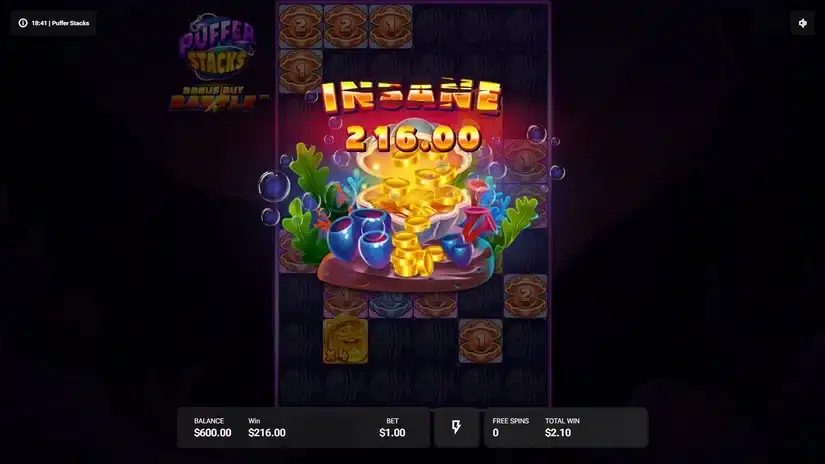 Puffer Stacks slot screenshot 
