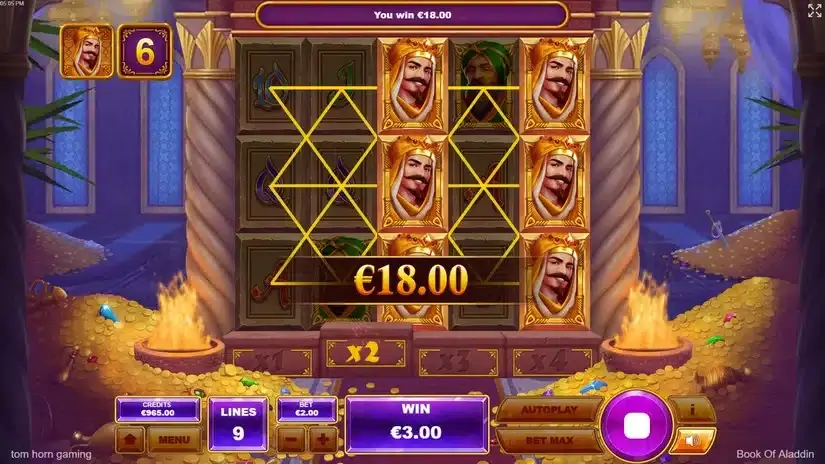 Book of Aladdin slot screenshot 7