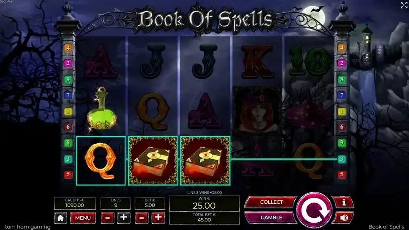 Books of Spells slot screenshot 4