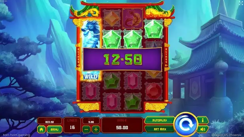 Dragon vs Phoenix slot screenshot 