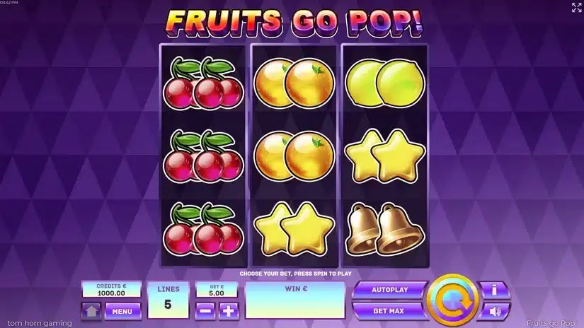 Fruits go Pop! slot screenshot 