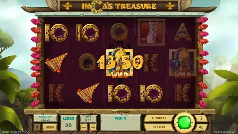 Incas Treasure slot screenshot 3