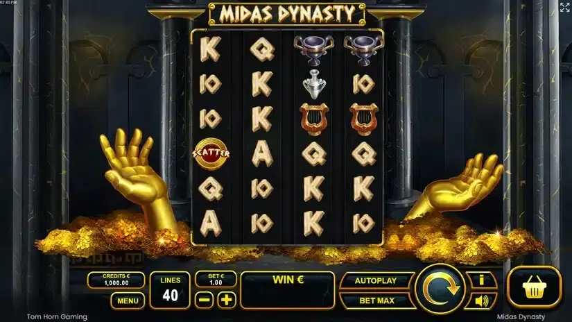 Midas Dynasty slot screenshot 1