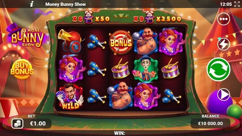 Money Bunny Show slot screenshot 2