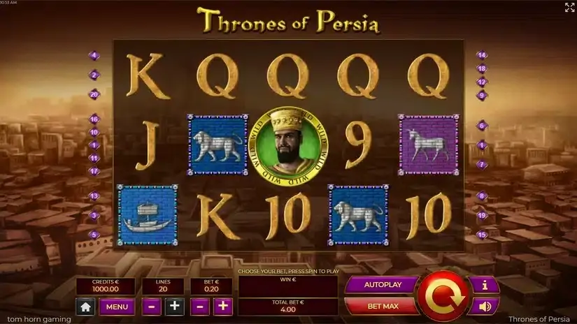 Thrones of Persia slot screenshot 1
