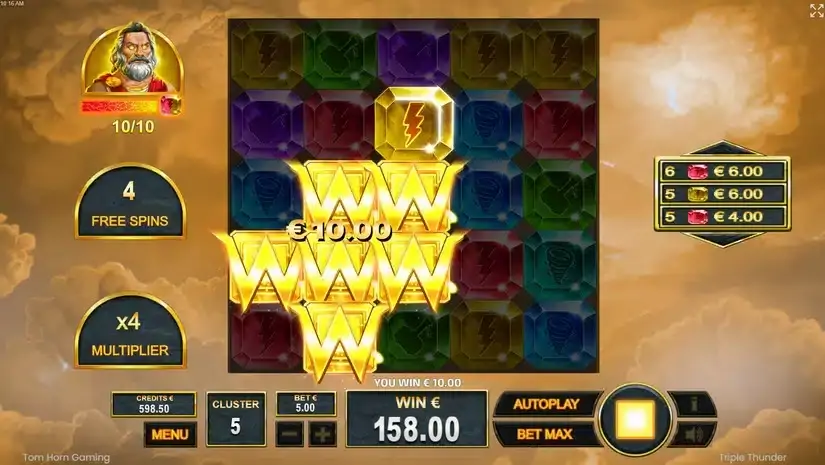 Triple Thunder slot screenshot 6