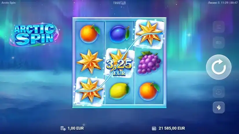 Arctic Spin slot screenshot 2