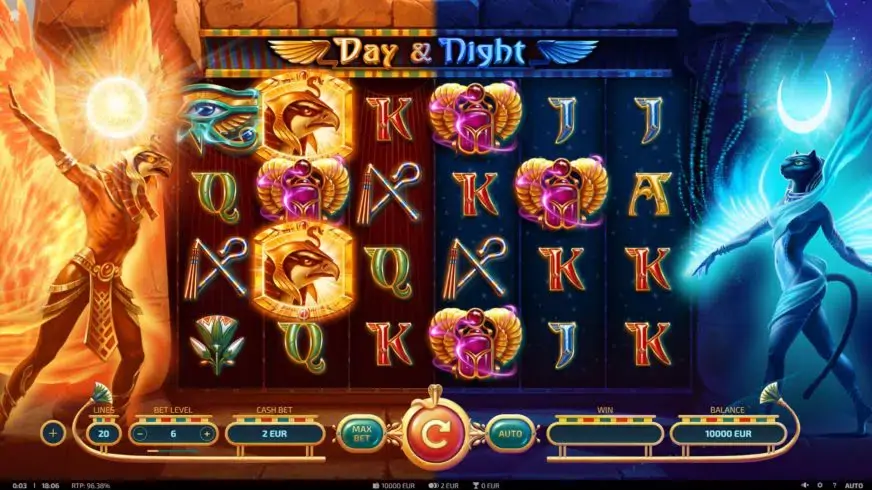 Day And Night slot screenshot 1