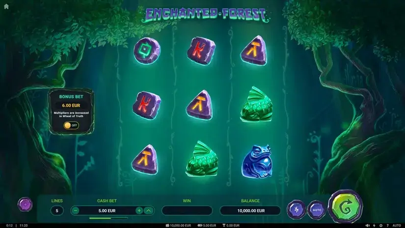 Enchanted Forest slot screenshot 1