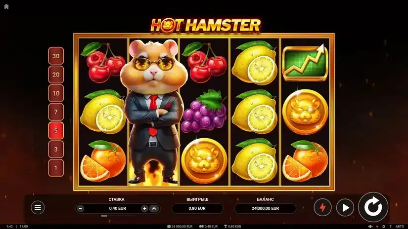 Hot Hamster Slot slot screenshot 2