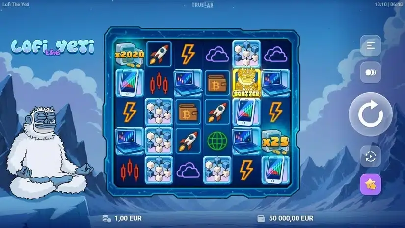 Lofi The Yeti slot screenshot 