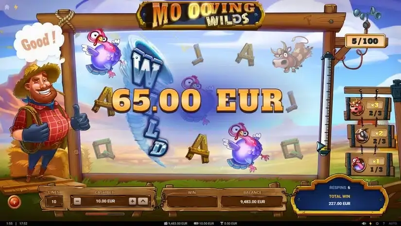 Moooving Wilds slot screenshot 5