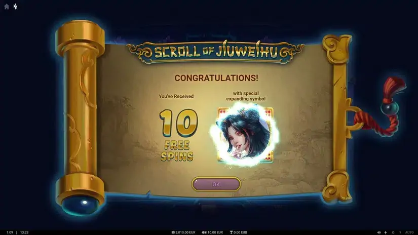 Scroll of Jiuweihu slot screenshot 3