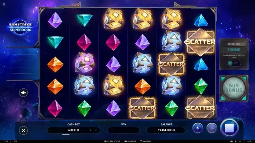 Sunstrike Supernova slot screenshot 3
