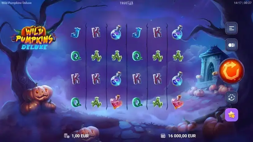 Wild Pumpkins Deluxe slot screenshot 