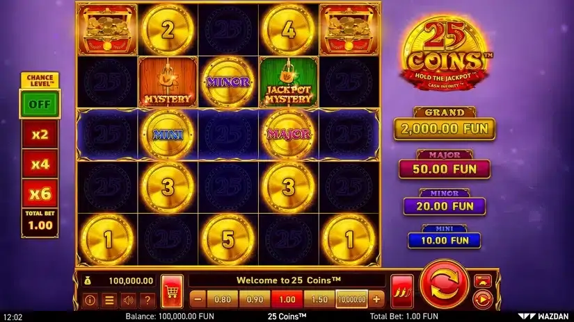 25 Coins™ slot screenshot 