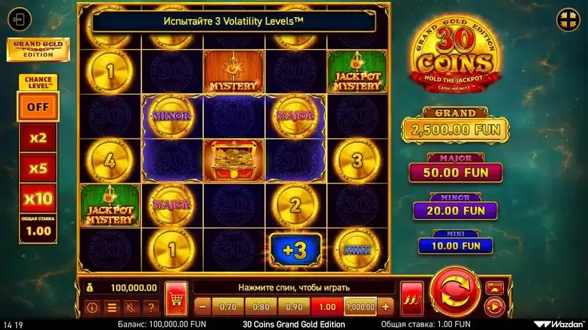 30 Coins Grand Gold Edition slot screenshot 