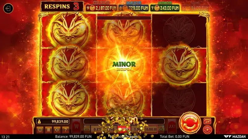 9 Burning Dragons slot screenshot 4