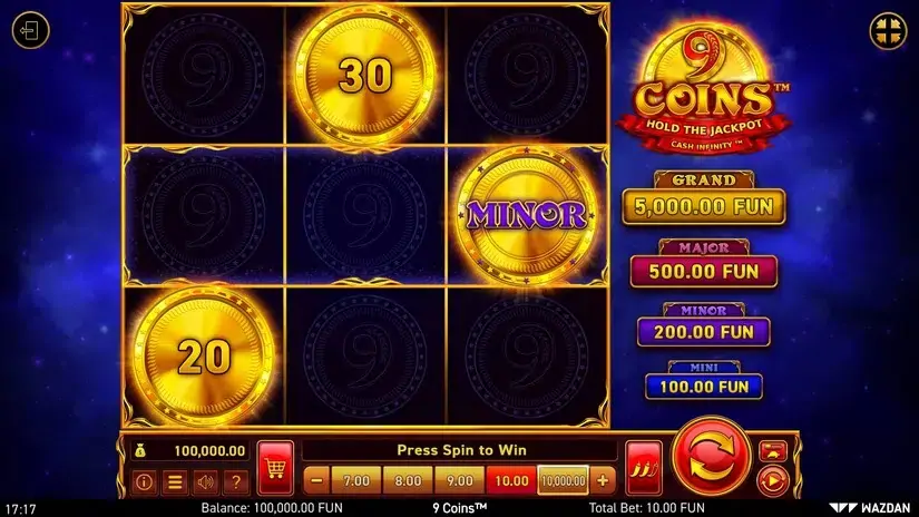 9 Coins™ slot screenshot 