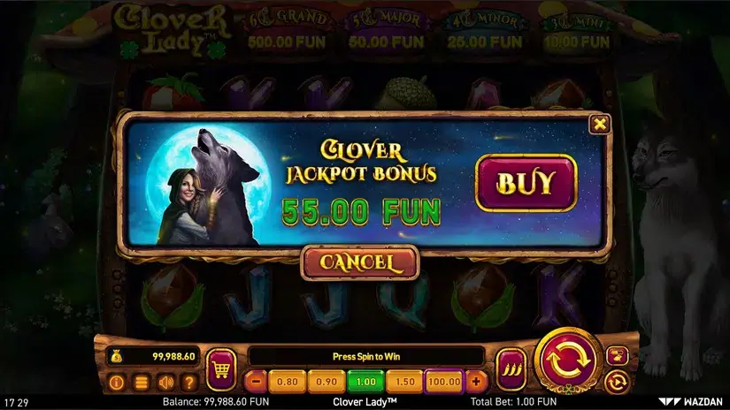 Clover Lady™ slot screenshot 3