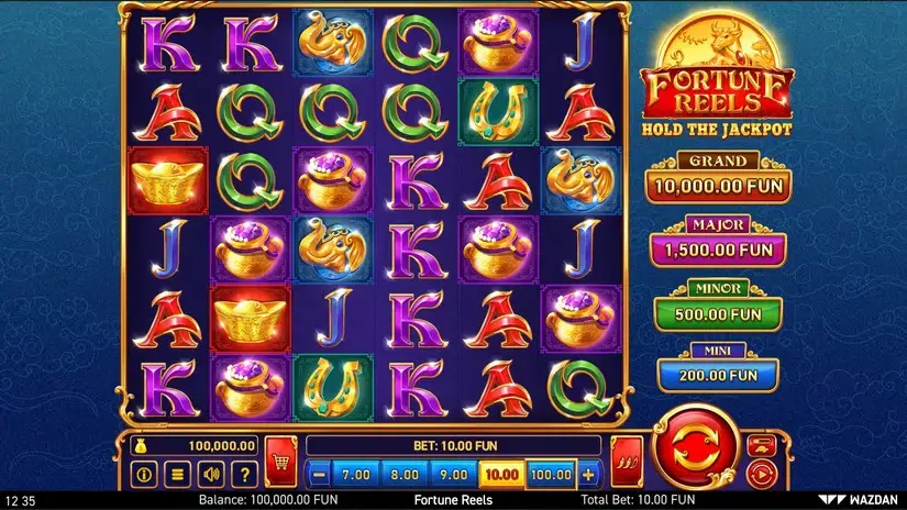 Fortune Reels slot screenshot 