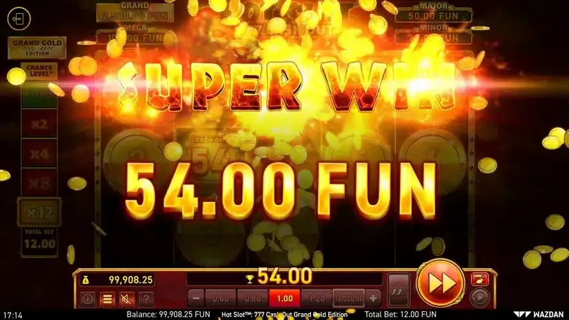 Hot Slot™: 777 Cash Out Grand Gold Edition slot screenshot 