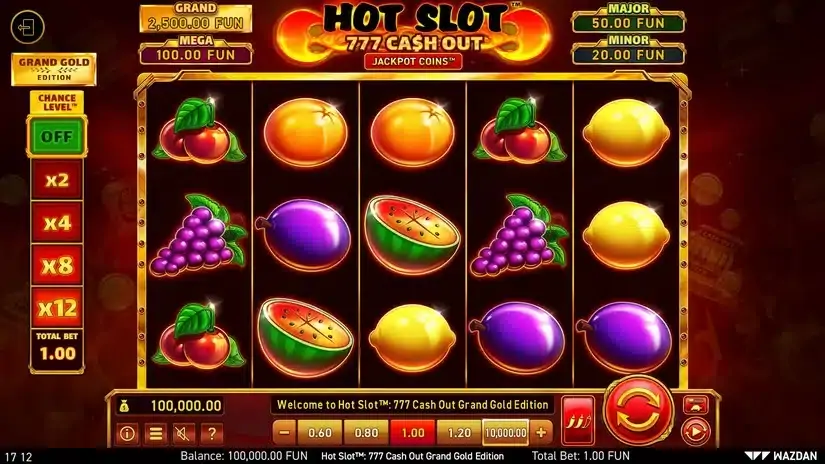 Hot Slot™: 777 Cash Out Grand Gold Edition slot screenshot 