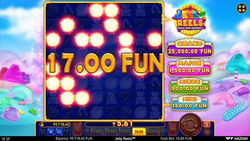 Jelly Reels™ slot screenshot 2