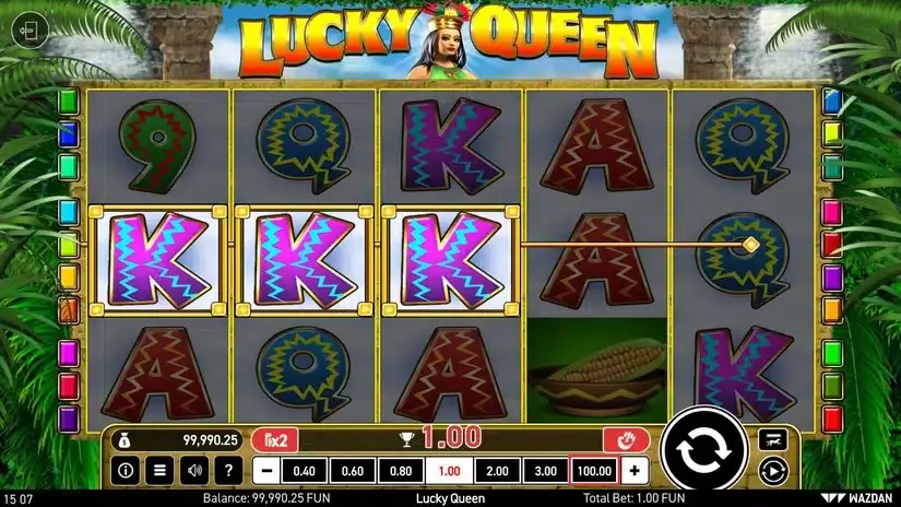 Lucky Queen slot screenshot 3