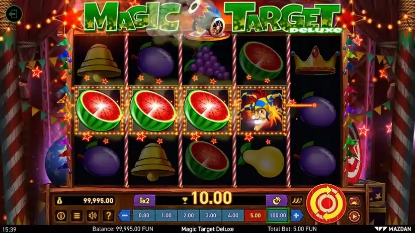 Magic Target Deluxe slot screenshot 2