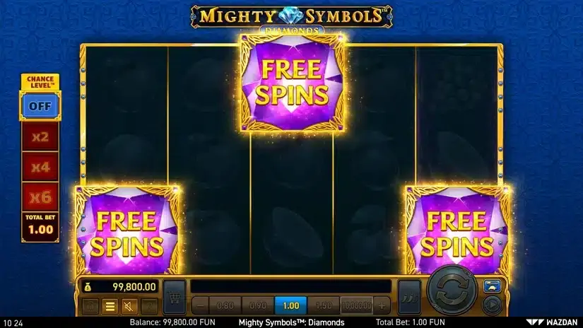 Mighty Symbols™: Diamonds slot screenshot 2