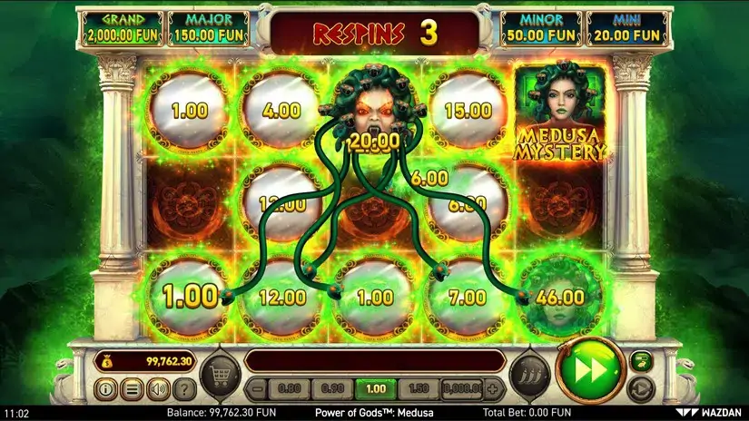 Power of Gods™: Medusa slot screenshot 7