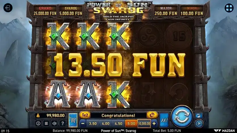 Power of Sun™: Svarog slot screenshot 2