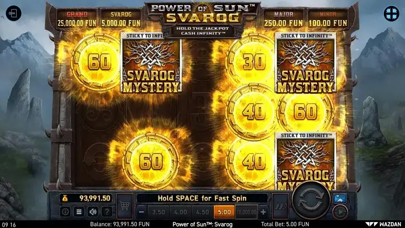 Power of Sun™: Svarog slot screenshot 3