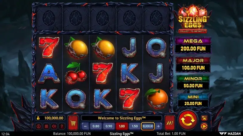 Sizzling Eggs™ slot screenshot 