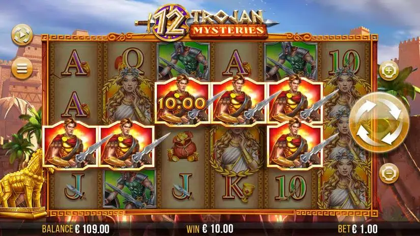 12 Trojan Mysteriesa slot screenshot 8