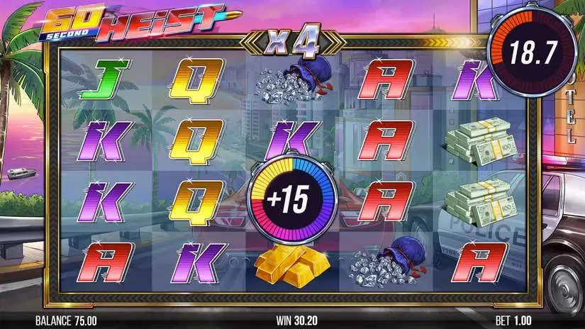 60 Second Heist slot screenshot 3